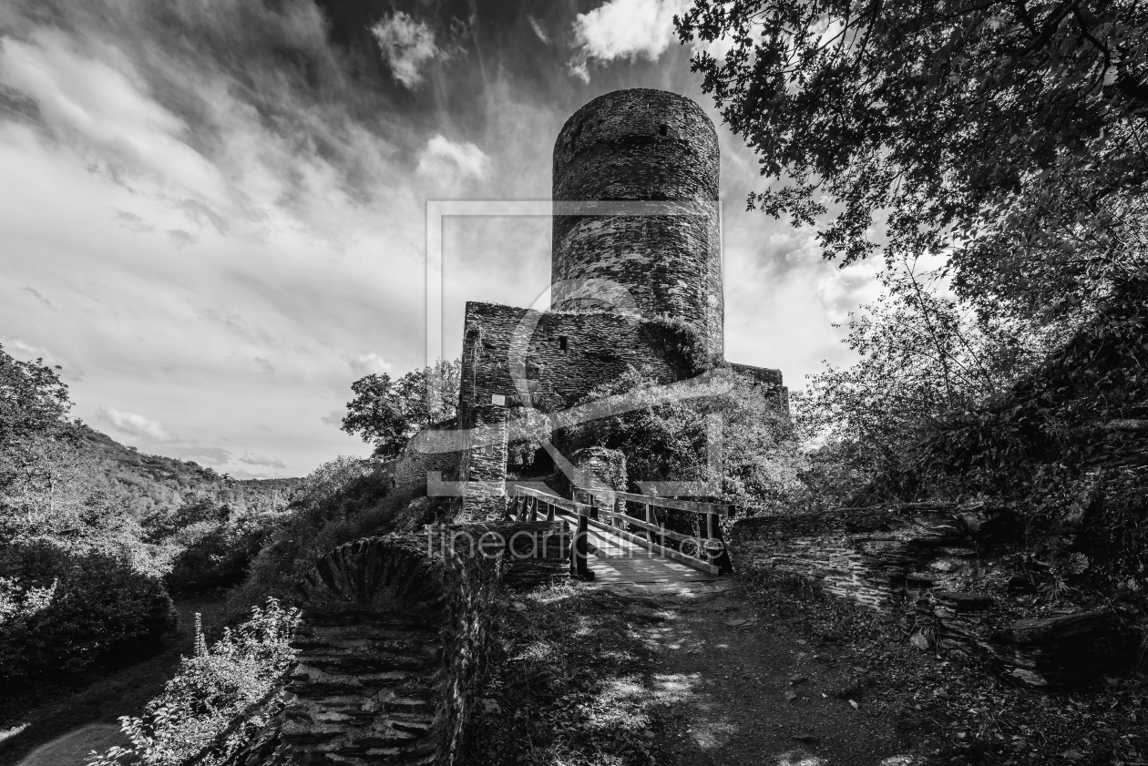 Bild-Nr.: 12379360 Burg Stahlberg 29-sw erstellt von Erhard Hess
