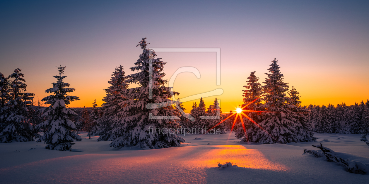 Bild-Nr.: 12383375 Winterlandschaft bei Sonnenaufgang erstellt von PH-Photography