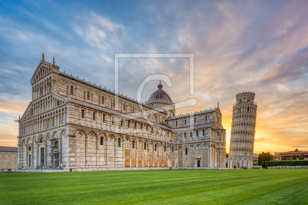 Bild-Nr.: 12384063 Dom und Schiefer Turm von Pisa erstellt von Michael Valjak