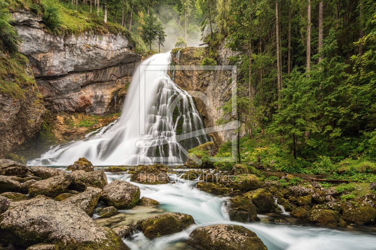 Bild-Nr.: 12390748 Gollinger Wasserfall in Österreich erstellt von Michael Valjak