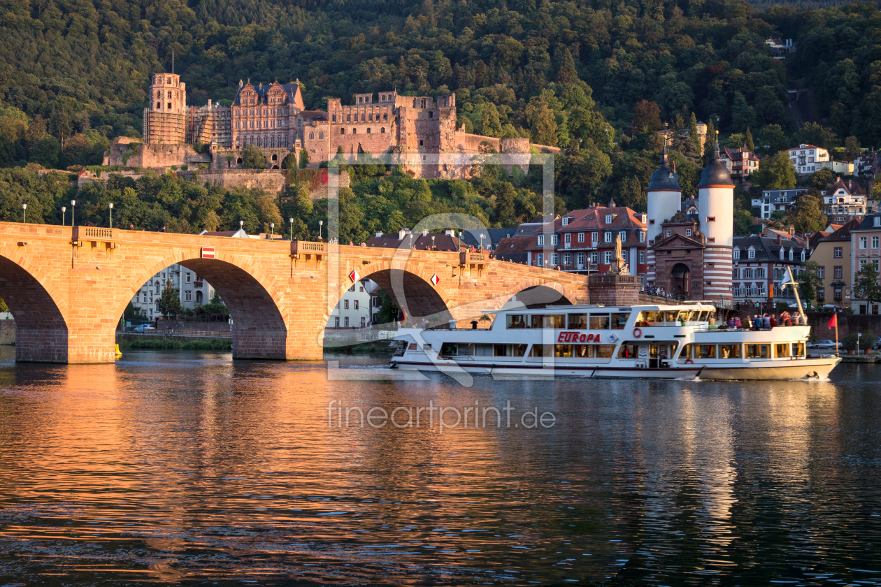 Bild-Nr.: 12403426 Schifffahrt auf dem Neckar bei Heidelberg erstellt von eyetronic