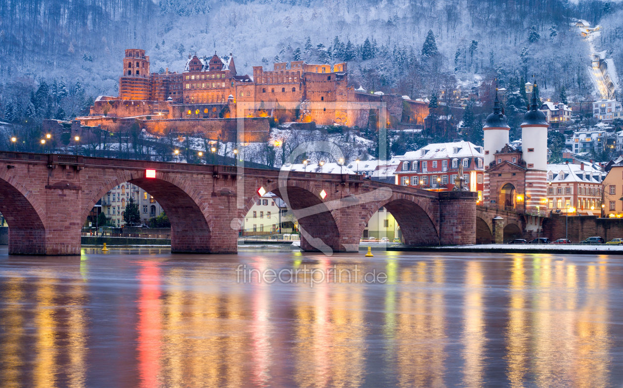 Bild-Nr.: 12403429 Heidelberg im Winter erstellt von eyetronic