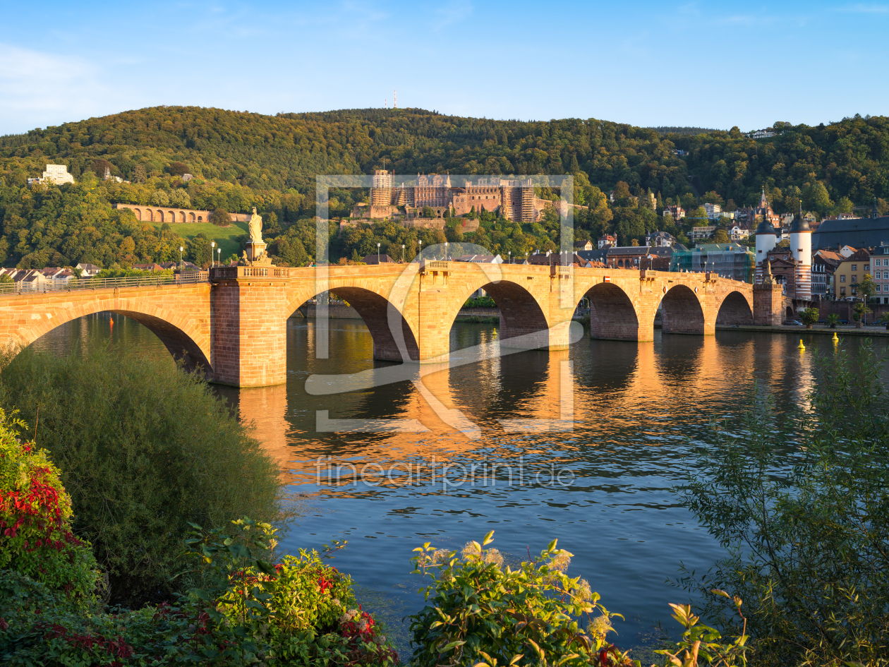 Bild-Nr.: 12403430 Heidelberg Alte Brücke und Schloss  erstellt von eyetronic