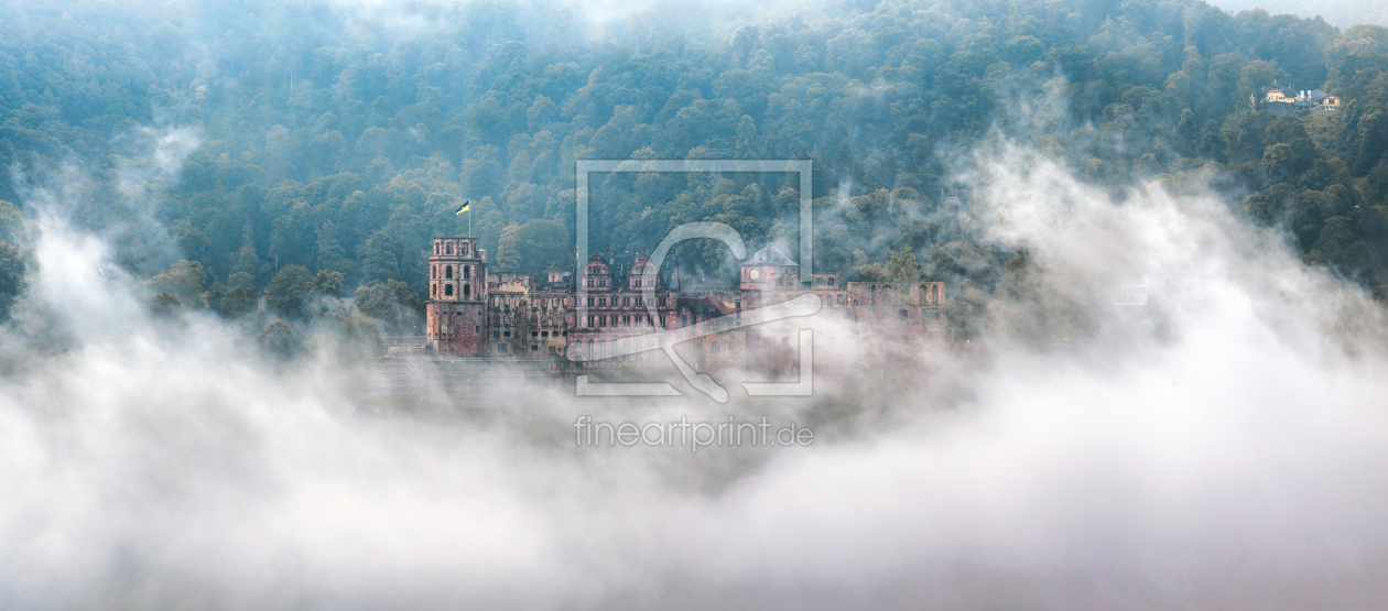 Bild-Nr.: 12403434 Heidelberger Schloss im Nebel erstellt von eyetronic
