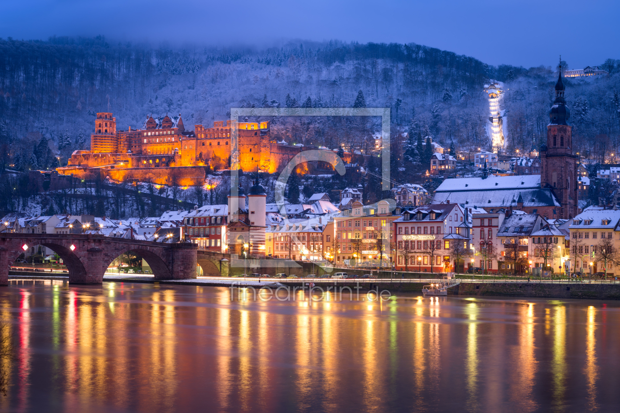 Bild-Nr.: 12404406 Heidelberg im Winter erstellt von eyetronic
