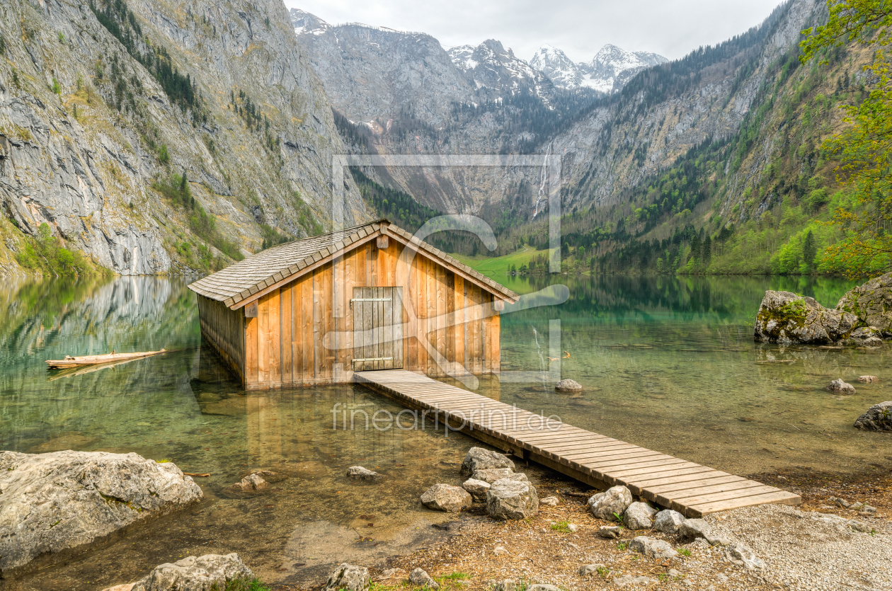 Bild-Nr.: 12404433 Hütte am Obersee im Berchtesgadener Land erstellt von Michael Valjak