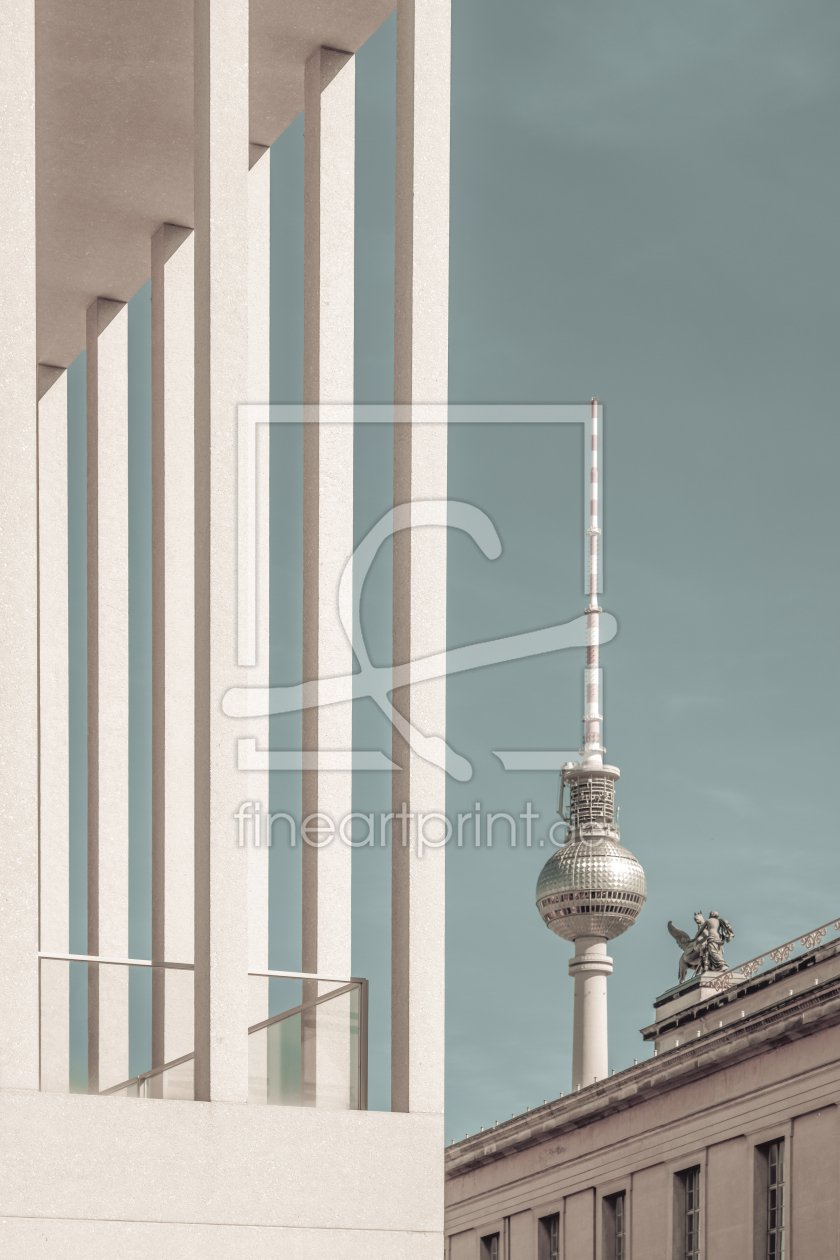 Bild-Nr.: 12406244 BERLIN Fernsehturm - urbaner Vintage-Stil erstellt von Melanie Viola