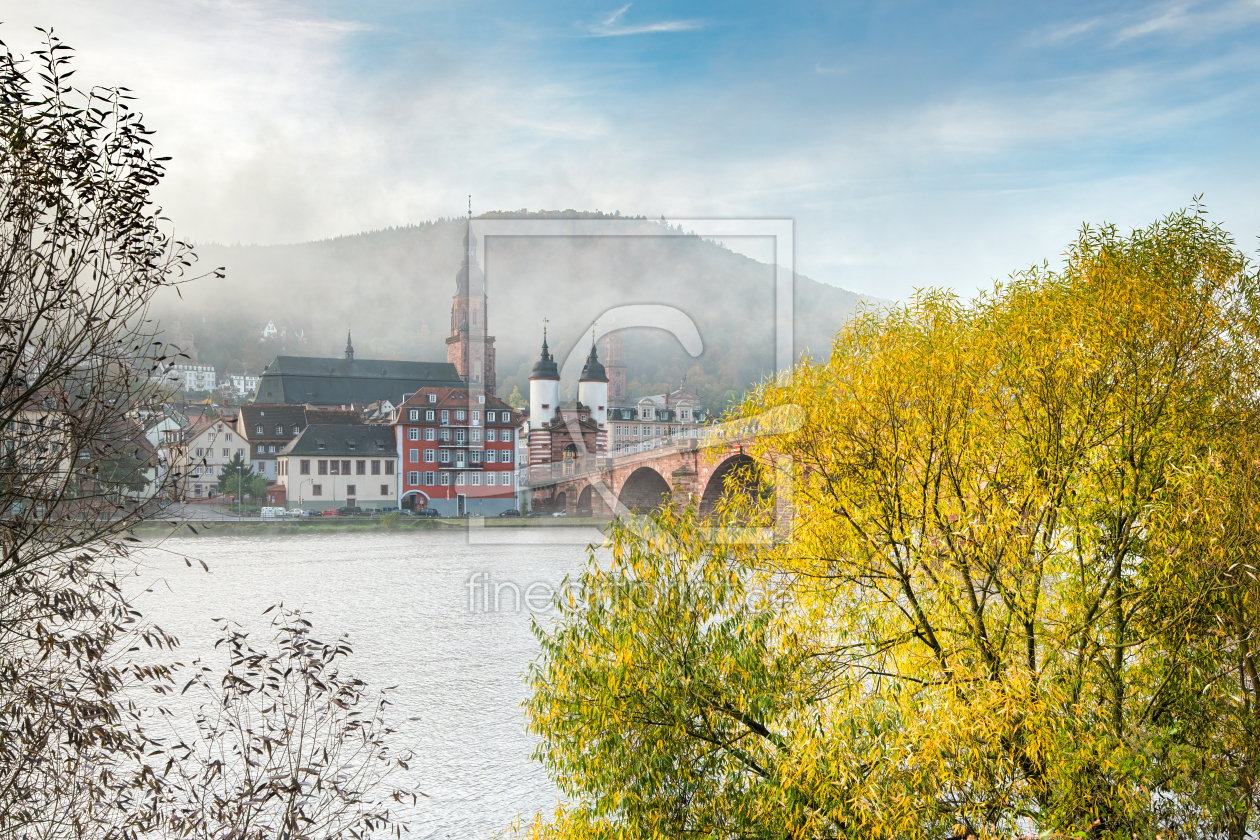 Bild-Nr.: 12406756 Heidelberg Alte Brücke im Herbst erstellt von eyetronic