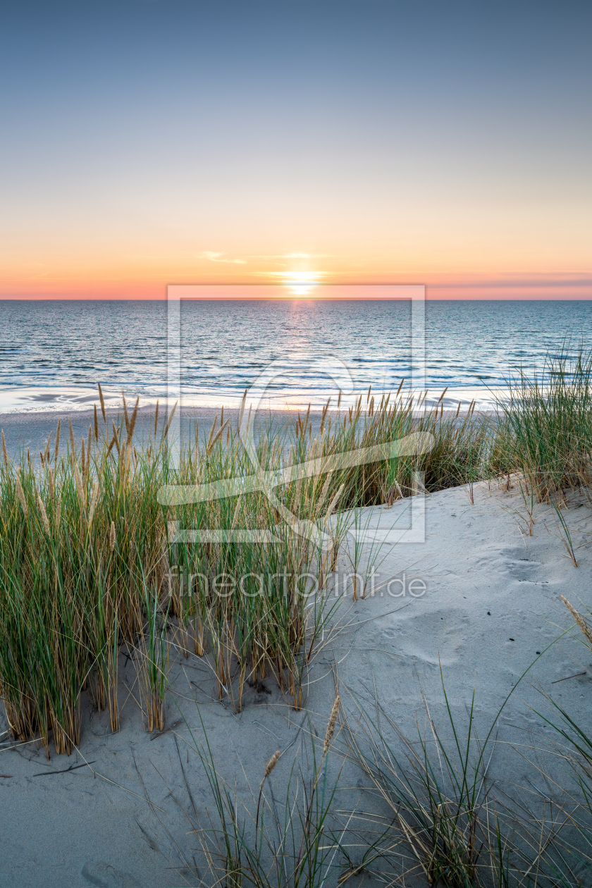Bild-Nr.: 12414280 Dünenlandschaft bei Sonnenuntergang erstellt von eyetronic