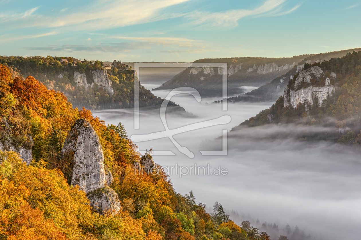 Bild-Nr.: 12414972 Blick ins Donautal an einem Herbstmorgen erstellt von Michael Valjak
