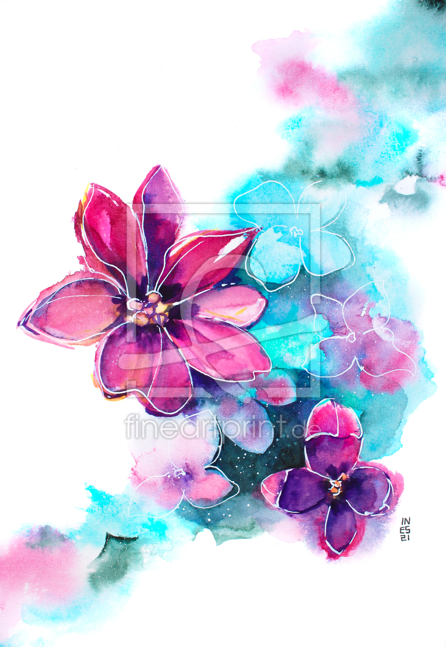 Bild-Nr.: 12416003 Magische Blumen - Ines Opaska erstellt von InesOpaskaArt