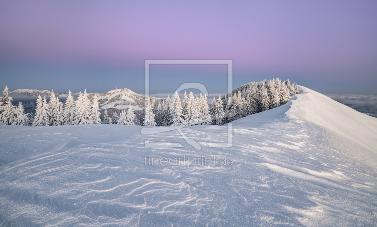 Bild-Nr.: 12416011 Winterlandchaft zur Blauen Stunde im Allgäu erstellt von Andreas Föll