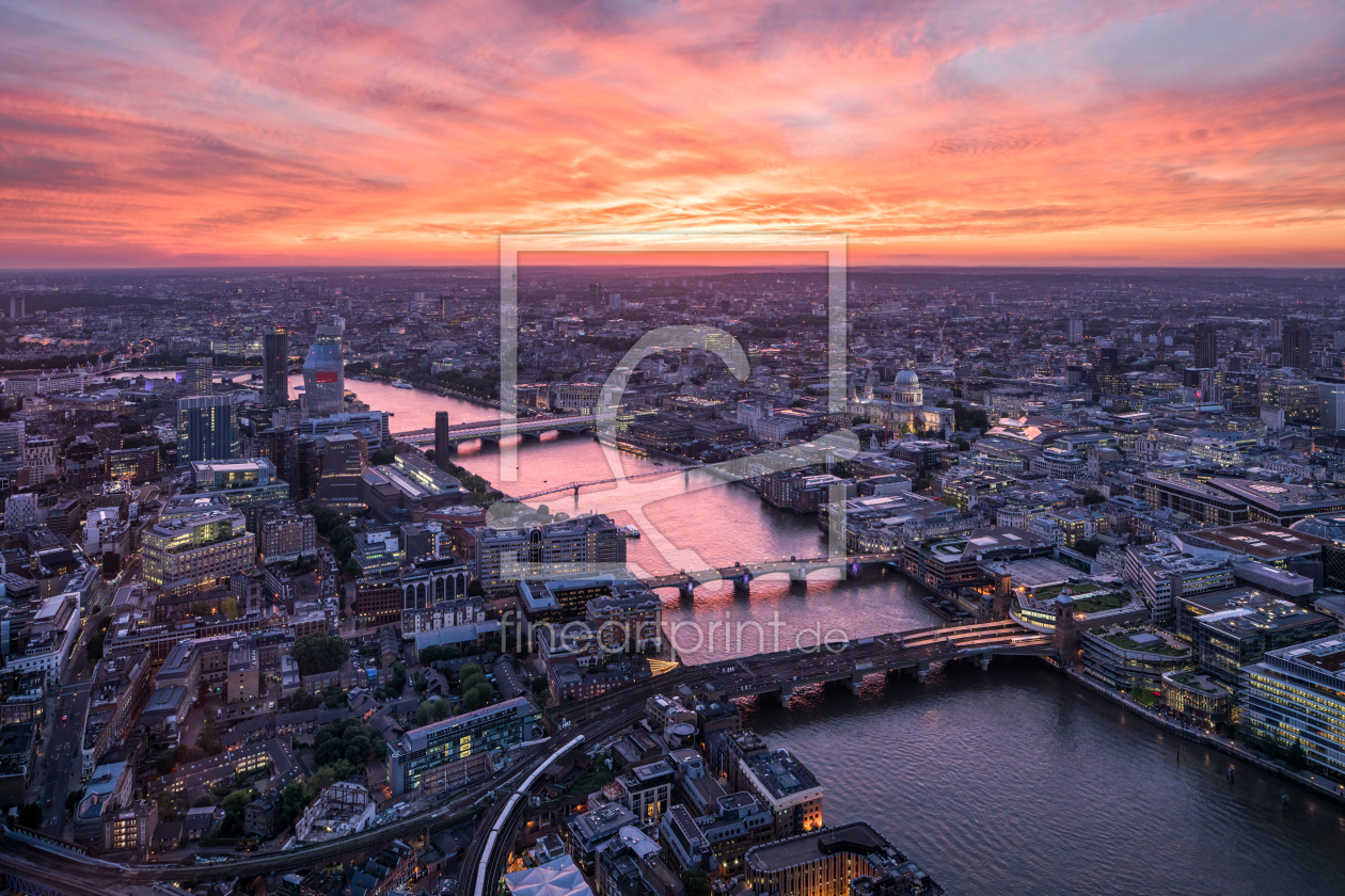 Bild-Nr.: 12433692 London Stadtansicht bei Sonnenuntergang erstellt von eyetronic