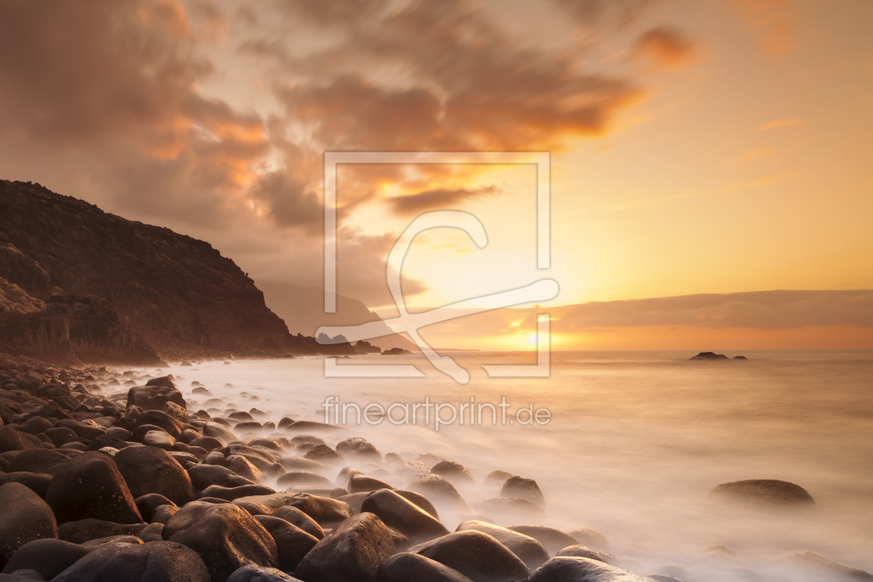 Bild-Nr.: 12453878 Küste bei Sonnenuntergang auf El Hierro erstellt von KundenNr-360966
