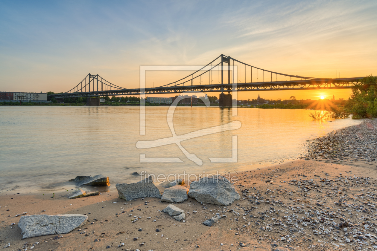 Bild-Nr.: 12454903 Rheinbrücke in Krefeld-Uerdingen erstellt von Michael Valjak