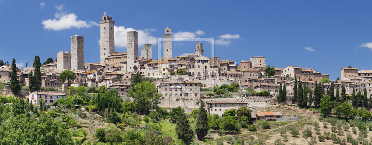 Bild-Nr.: 12456349 San Gimignano in der Toskana erstellt von KundenNr-360966