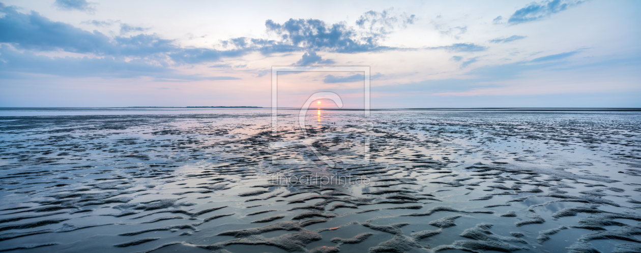 Bild-Nr.: 12467776 Am Wattenmeer bei Sonnenuntergang erstellt von eyetronic