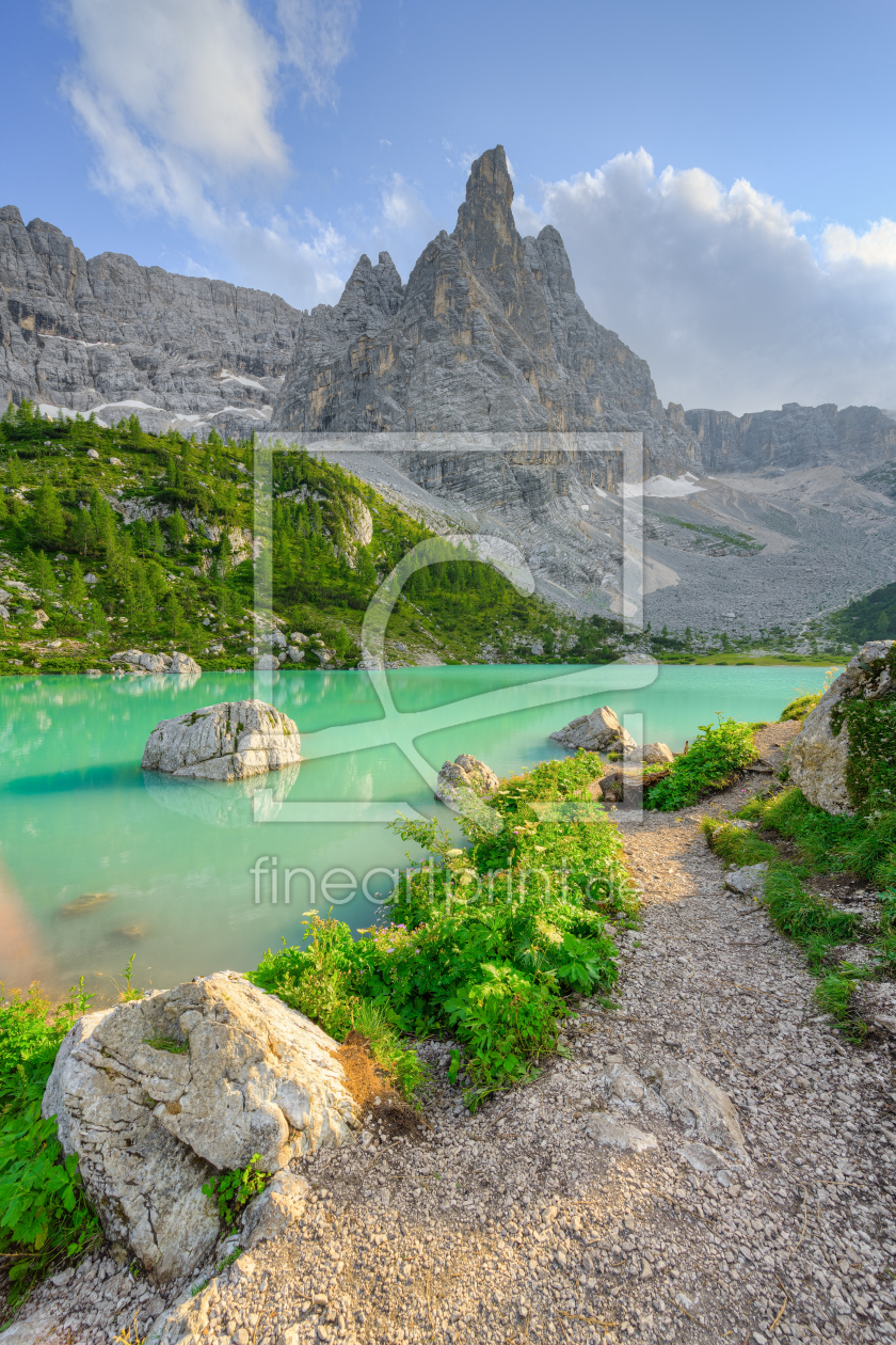 Bild-Nr.: 12469896 Lago di Sorapis in den Dolomiten erstellt von Michael Valjak