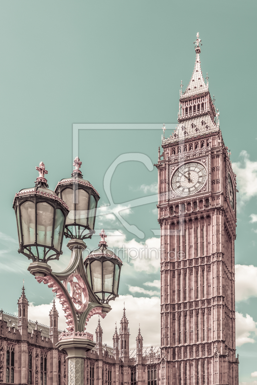 Bild-Nr.: 12470449 LONDON Elizabeth Tower - urban vintage style erstellt von Melanie Viola