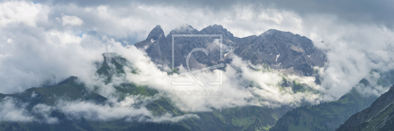 Bild-Nr.: 12471793 Bergpanorama Allgäuer Alpen erstellt von Walter G. Allgöwer