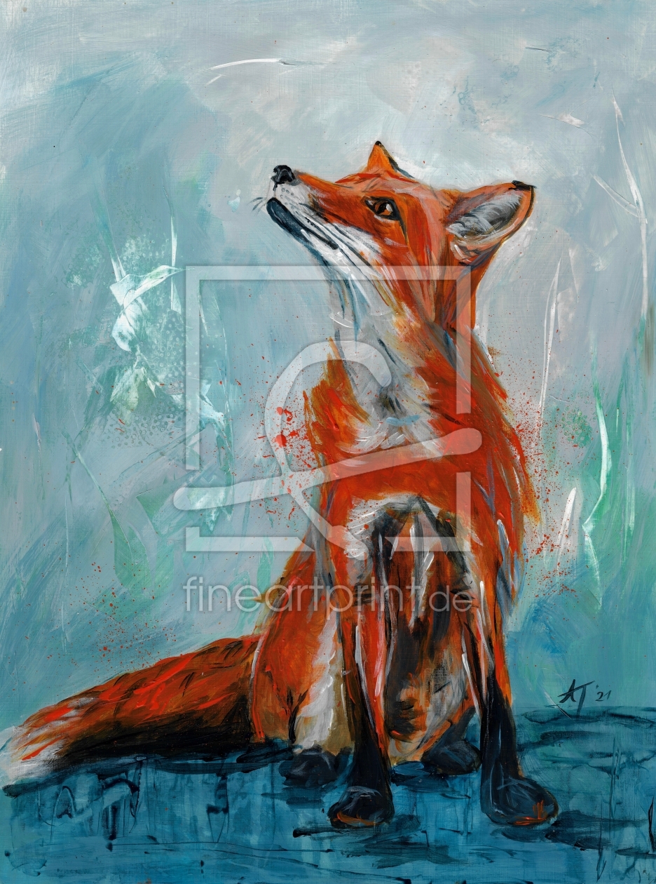 Bild-Nr.: 12474057 Fuchs 2 Tiermalerei Fox erstellt von Annett Tropschug