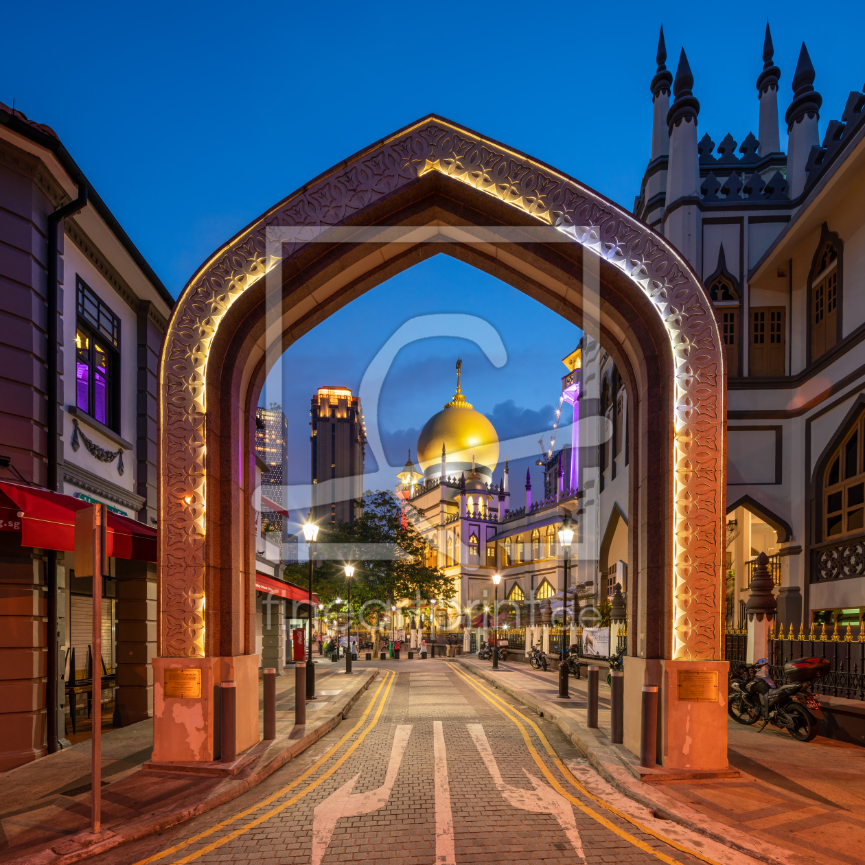 Bild-Nr.: 12474062 Masjid Sultan in Singapur erstellt von eyetronic