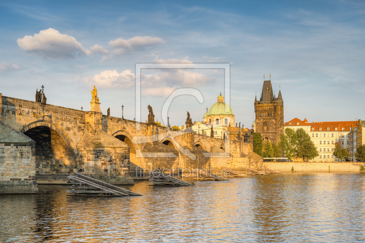 Bild-Nr.: 12483843 Karlsbrücke Prag in der Abendsonne erstellt von Michael Valjak