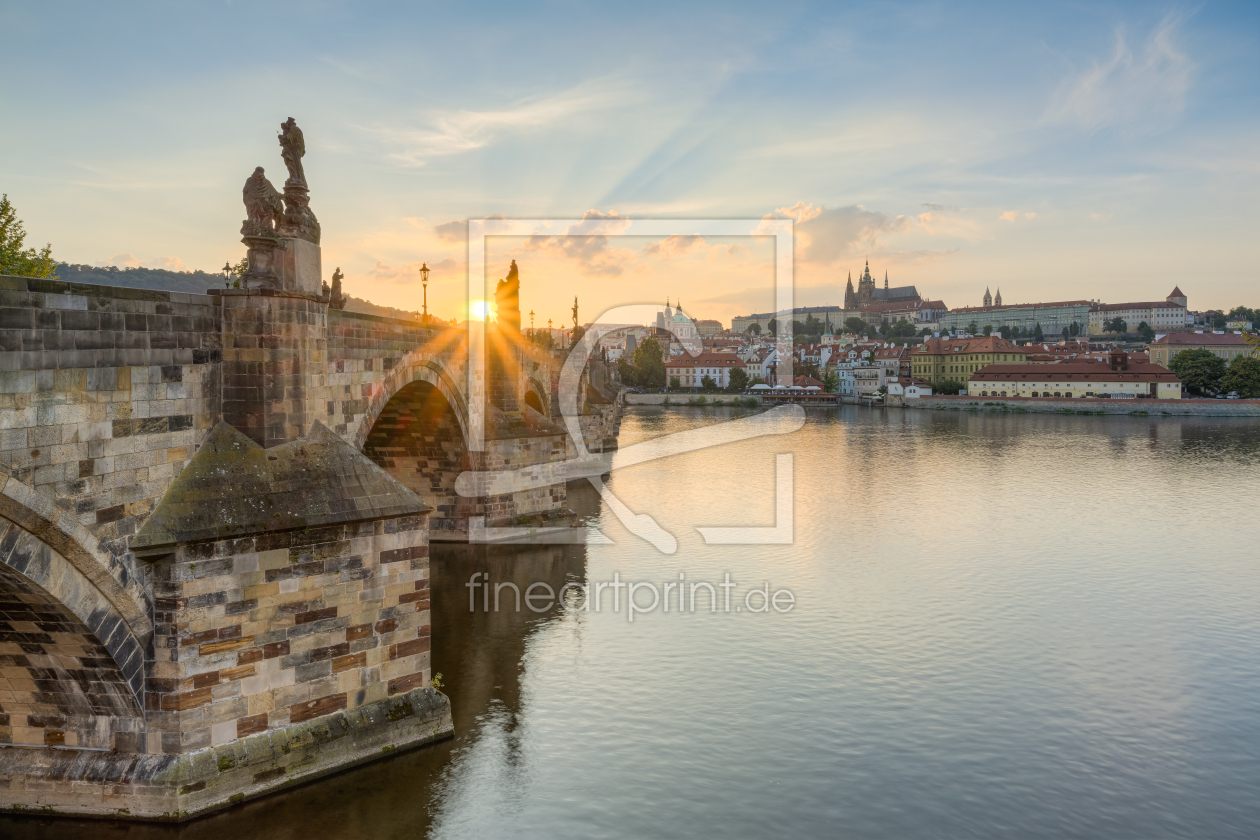Bild-Nr.: 12483850 Sonnenuntergang in Prag erstellt von Michael Valjak