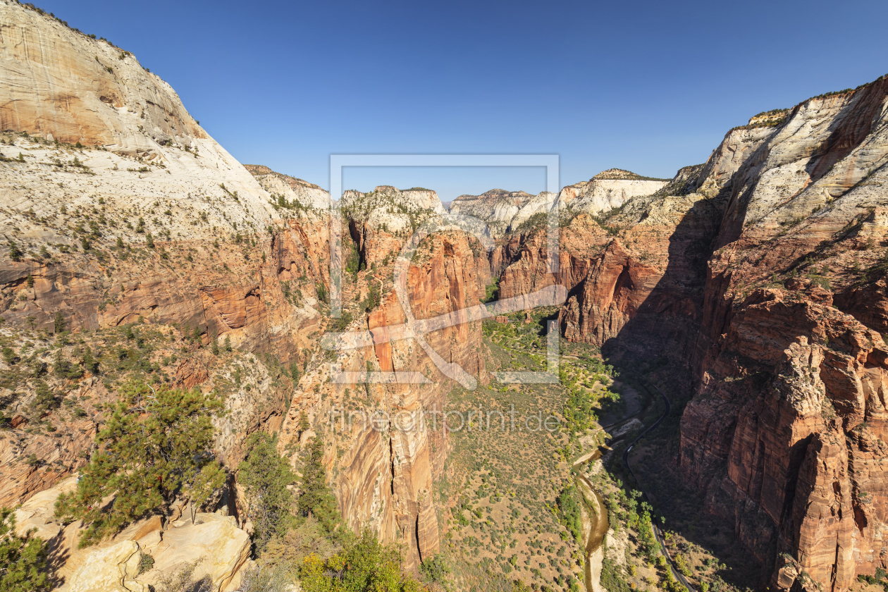 Bild-Nr.: 12484749 Blick von Angels Landing auf den Zion Canyon erstellt von KundenNr-360966