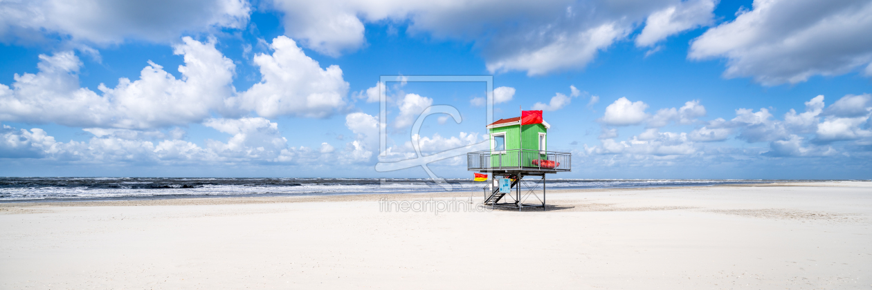 Bild-Nr.: 12484800 Langeoog Westbad Strand Panorama erstellt von eyetronic