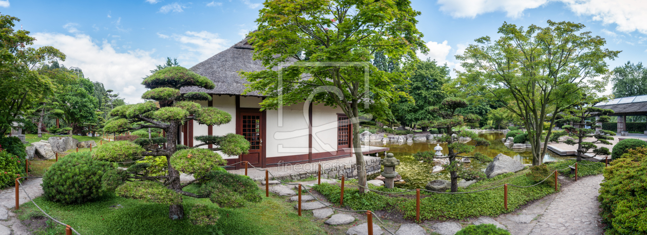 Bild-Nr.: 12485369 Japanischer Garten und Teehaus erstellt von eyetronic