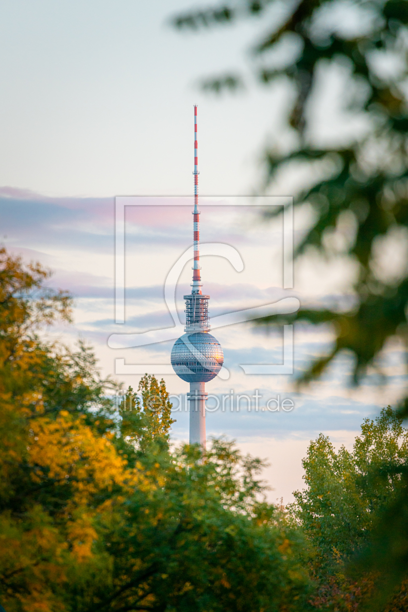 Bild-Nr.: 12498112 Berliner Fernsehturm Sonnenuntergang 2 erstellt von Thomas Bulgrin