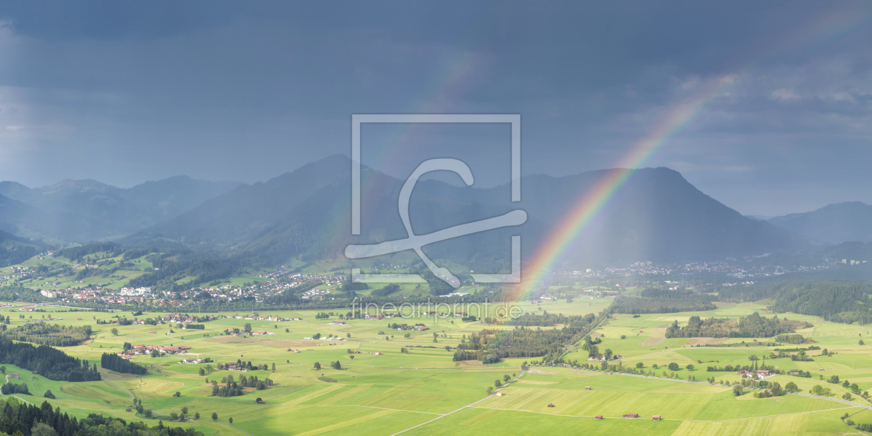 Bild-Nr.: 12506133 Regenbogen im Oberallgäu erstellt von Walter G. Allgöwer