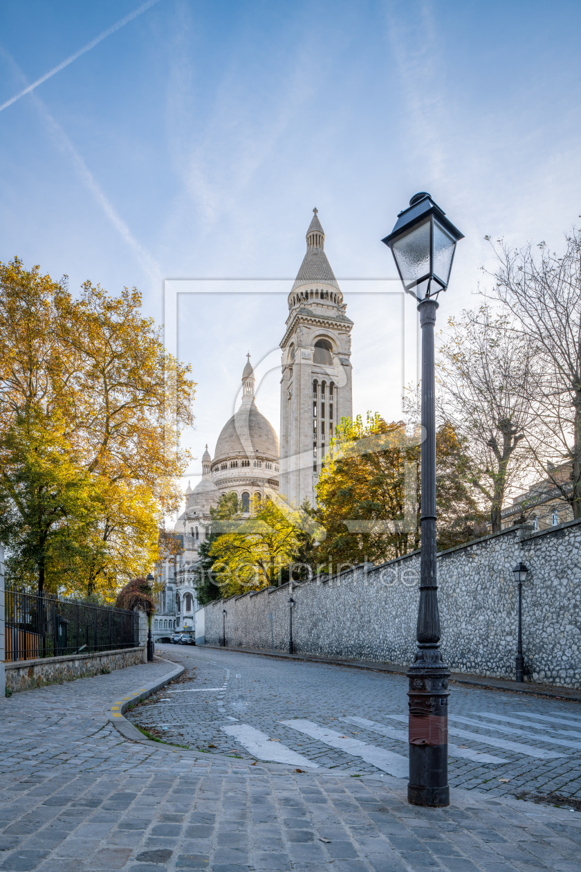 Bild-Nr.: 12506675 Basilika Sacre Coeur de Montmartre im Herbst erstellt von eyetronic
