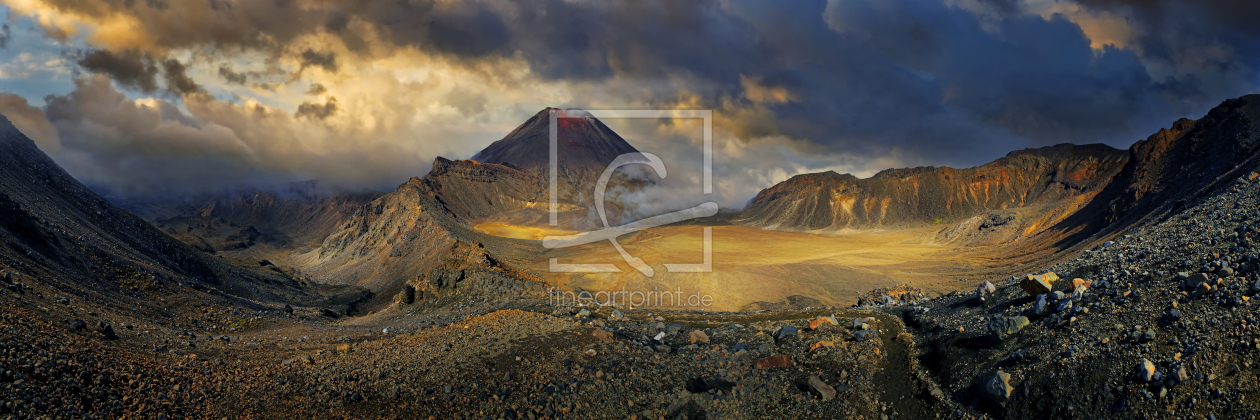 Bild-Nr.: 12509036 Tongariro South Crater mit Mount Ngauruhoe  erstellt von Michael und Elisabeth Rucker