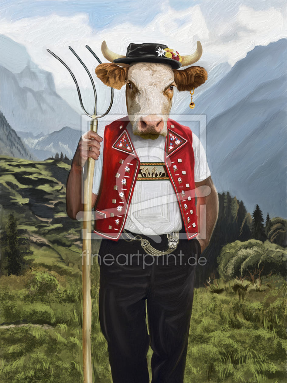 Bild-Nr.: 12537766 Noble Beasts - Dandy Cow Appenzell Edition erstellt von KundenNr-205679