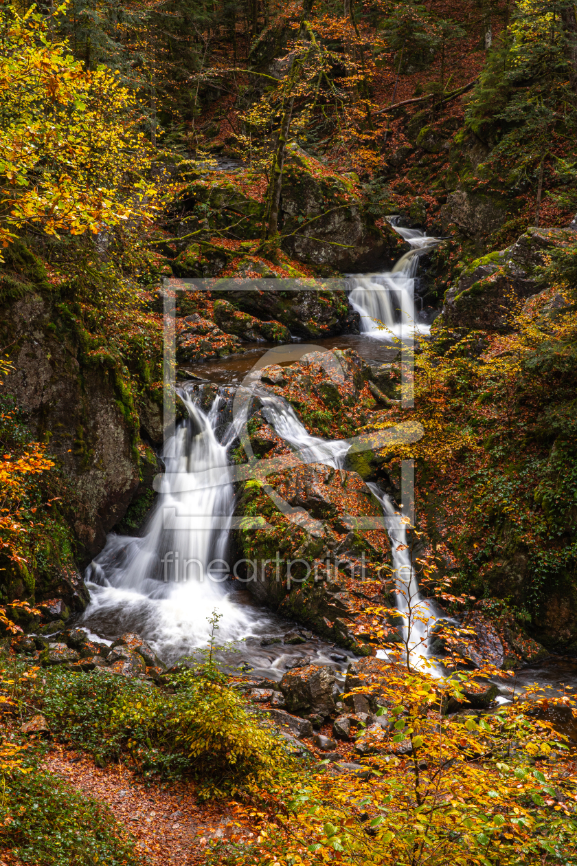 Bild-Nr.: 12541327 Herbst am Kleinen Wasserfall von Tendon erstellt von alexwolff68