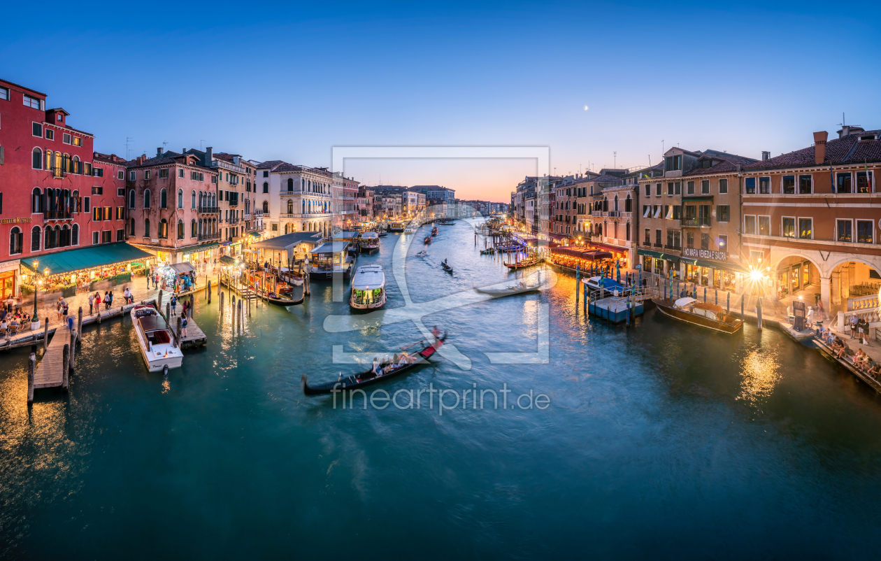 Bild-Nr.: 12543123 Venedig Canal Grande am Abend erstellt von eyetronic