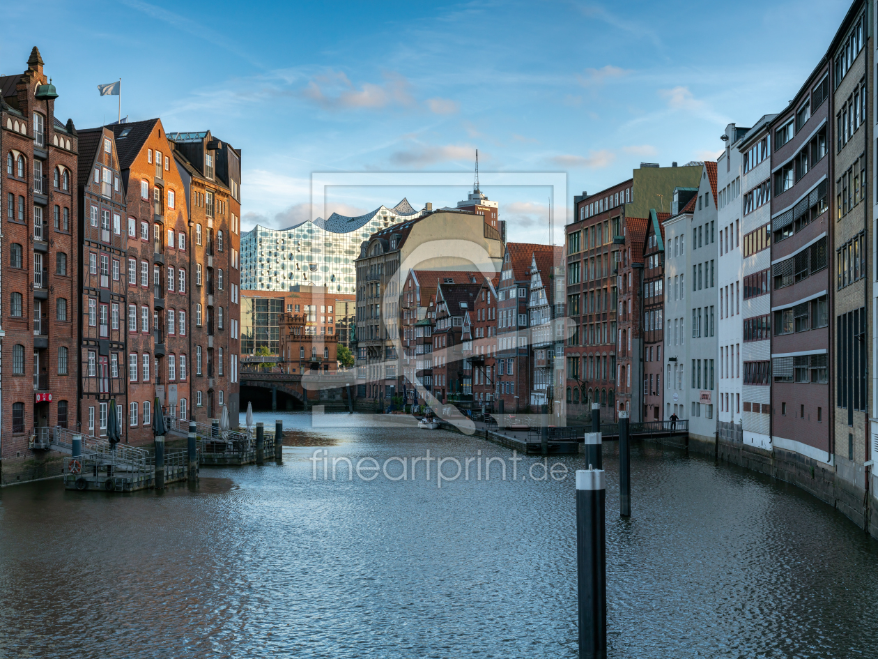 Bild-Nr.: 12544841 Nikolaifleet mit Elbphilharmonie in Hamburg erstellt von eyetronic