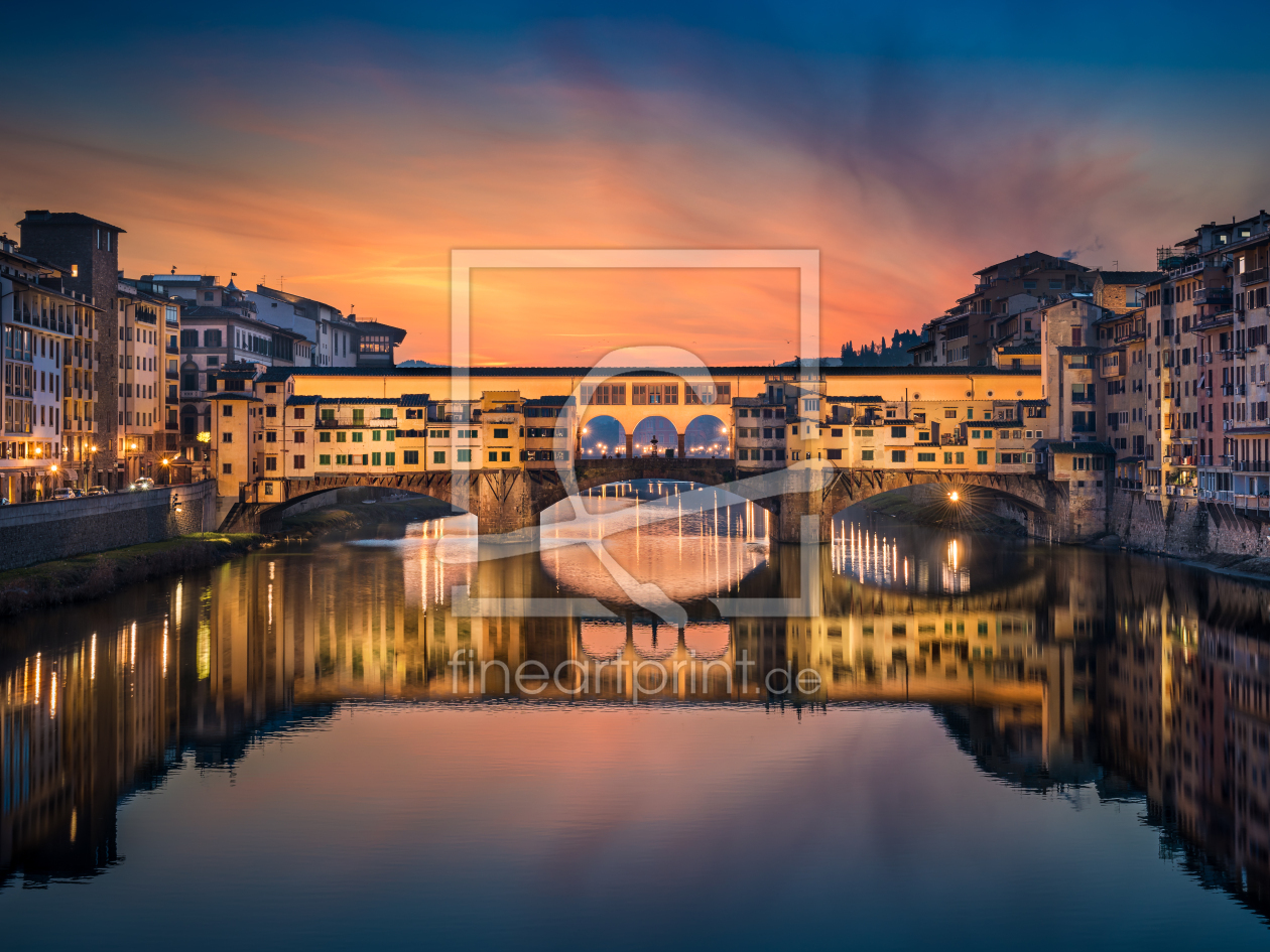 Bild-Nr.: 12548205 Ponte Vecchio in Florenz erstellt von Mapics
