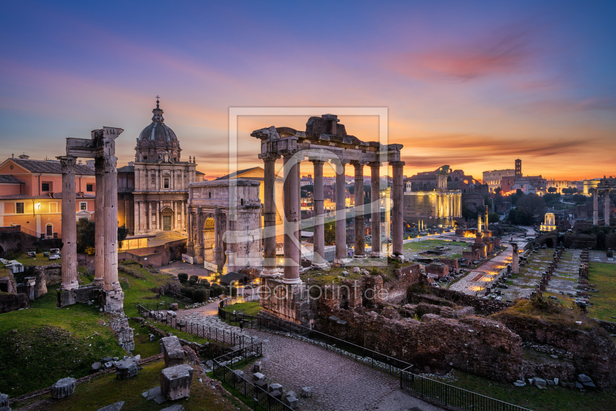 Bild-Nr.: 12587642 Forum Romanum in Rom erstellt von Mapics