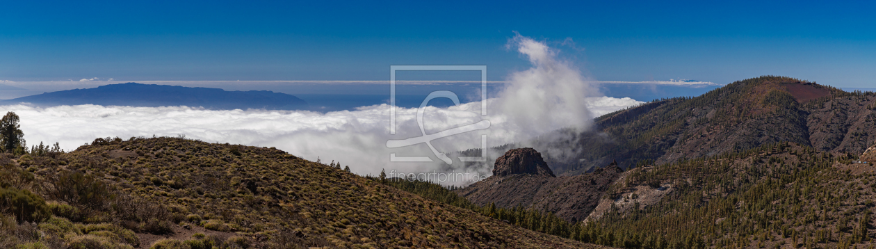 Bild-Nr.: 12590699 Blick Ã¼ber den Wolken nach La Gomera erstellt von alexwolff68