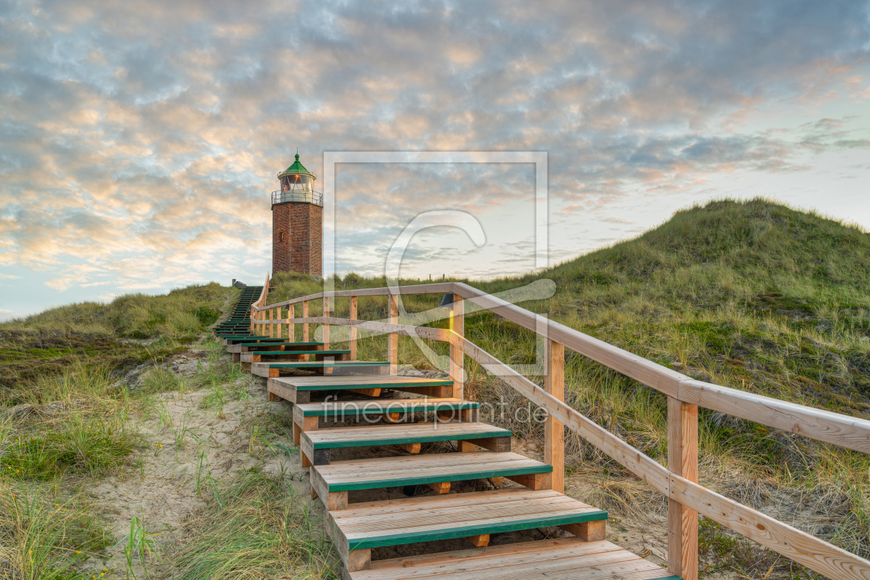 Bild-Nr.: 12618408 Quermarkenfeuer Rotes Kliff auf Sylt erstellt von Michael Valjak