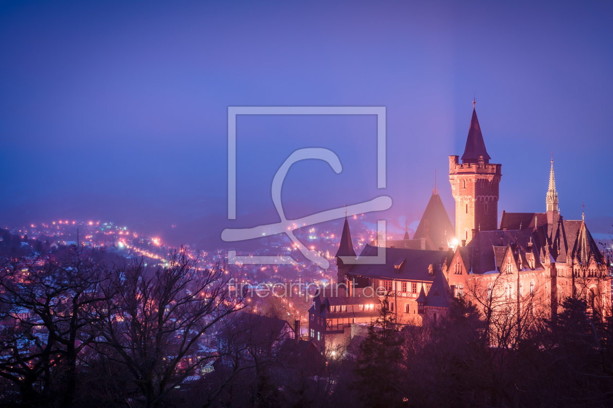 Bild-Nr.: 12623859 Winterabend in Wernigerode erstellt von Martin Wasilewski