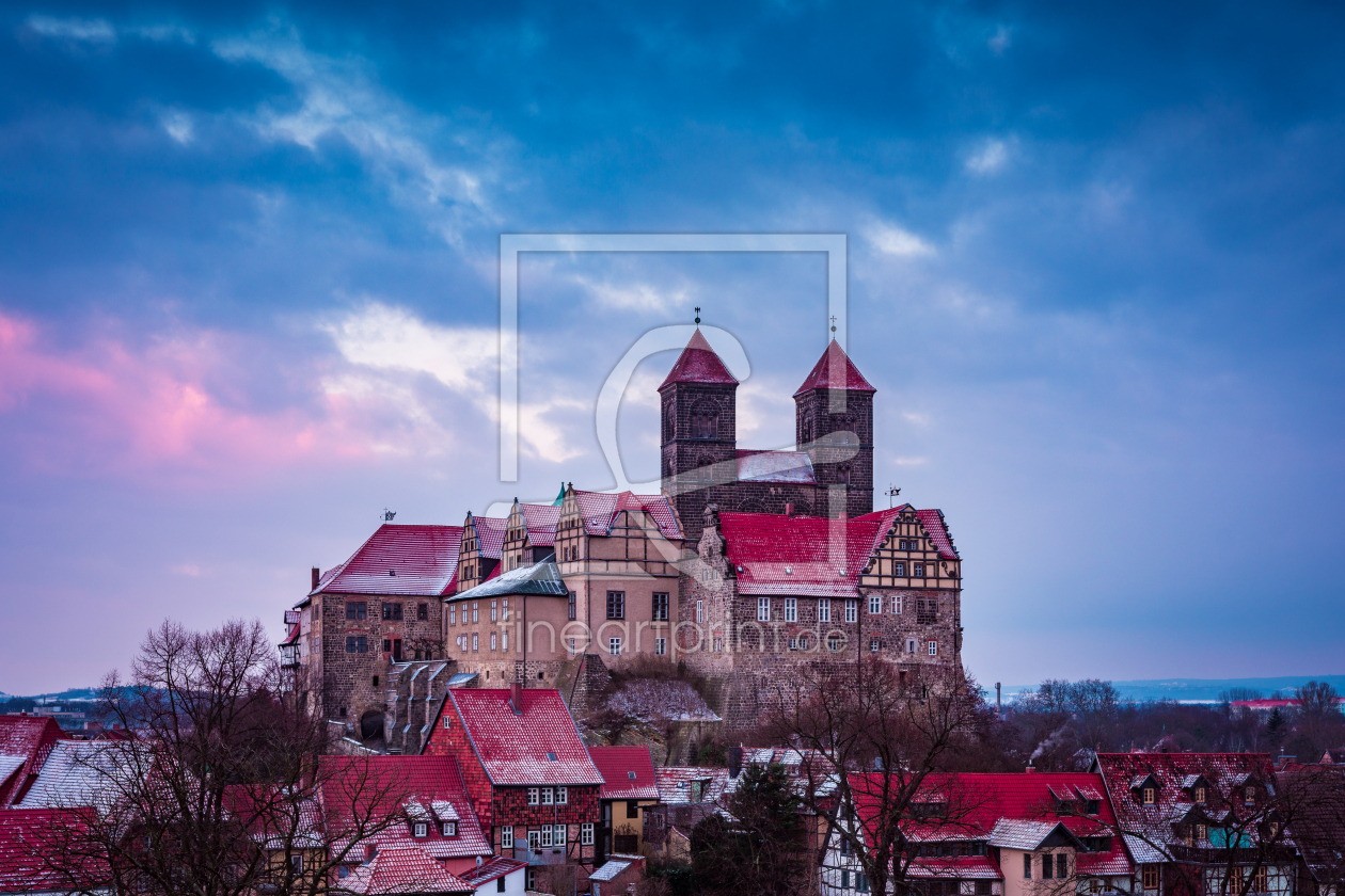 Bild-Nr.: 12623861 Schloss in Quedlinburg im Winter erstellt von Martin Wasilewski