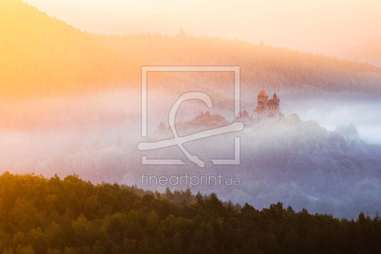 Bild-Nr.: 12624861 Burg Berwartstein im Nebel erstellt von Daniela Beyer
