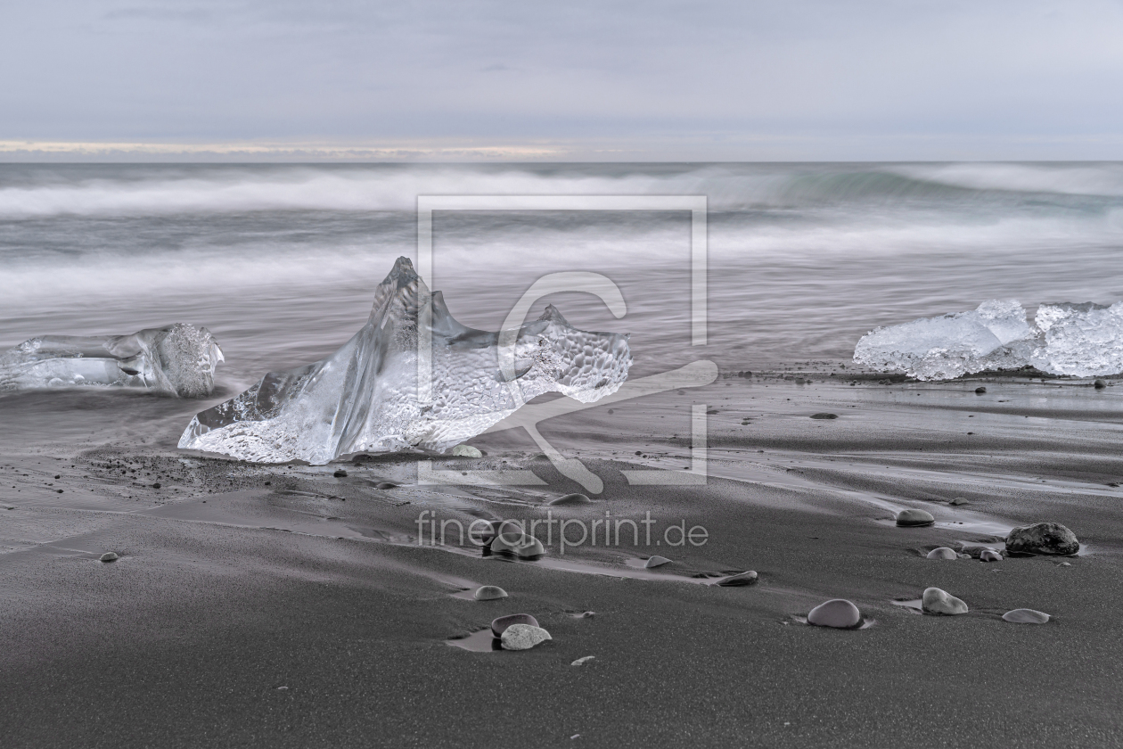 Bild-Nr.: 12627790 Island Diamond Beach JÃ¶kulsarlon- Kleiner Drache erstellt von HeschFoto