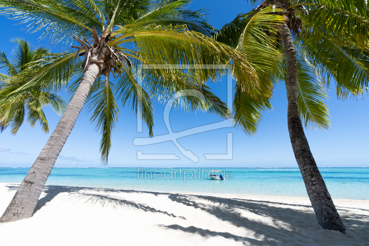 Bild-Nr.: 12627929 Palmenstrand auf Mauritius erstellt von eyetronic