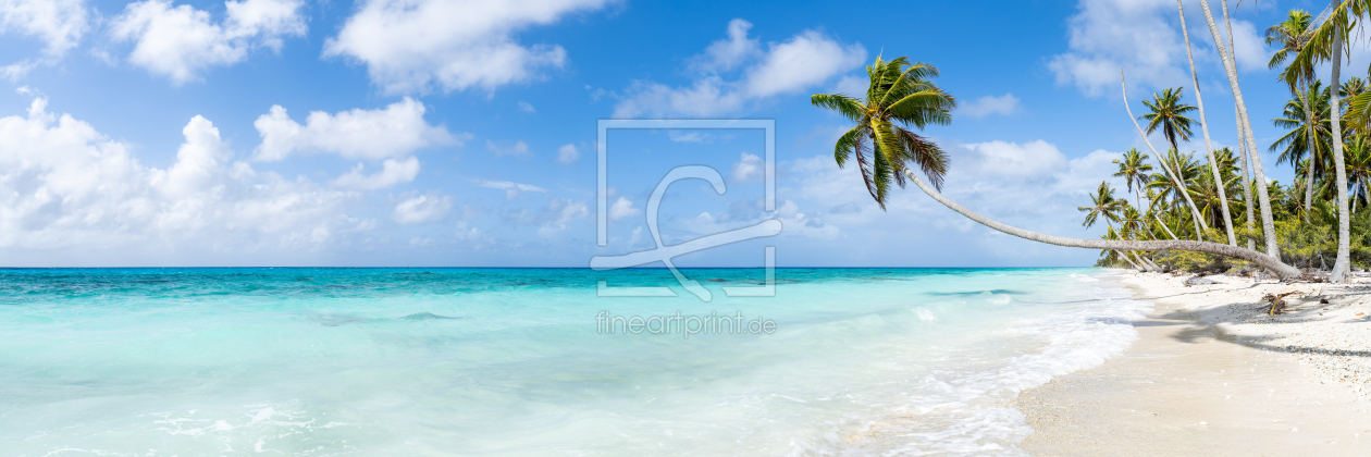 Bild-Nr.: 12629071 Palmenstrand in FranzÃ¶sisch Polynesien erstellt von eyetronic