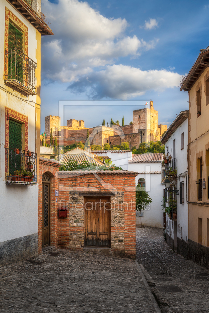 Bild-Nr.: 12645596 Alhambra Burg in Granada in Spanien erstellt von Mapics